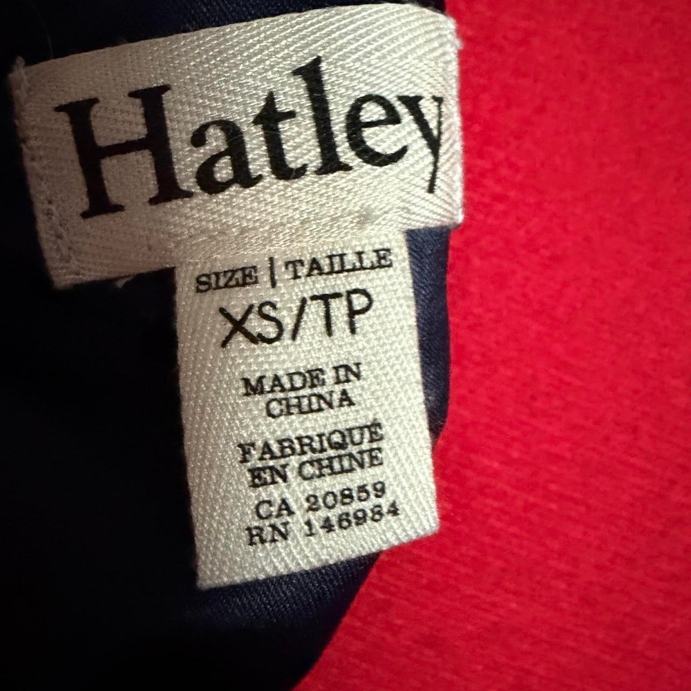 Hatley pink and navy floral shift dress with bow tie detail in back size XS - Picture 6 of 7